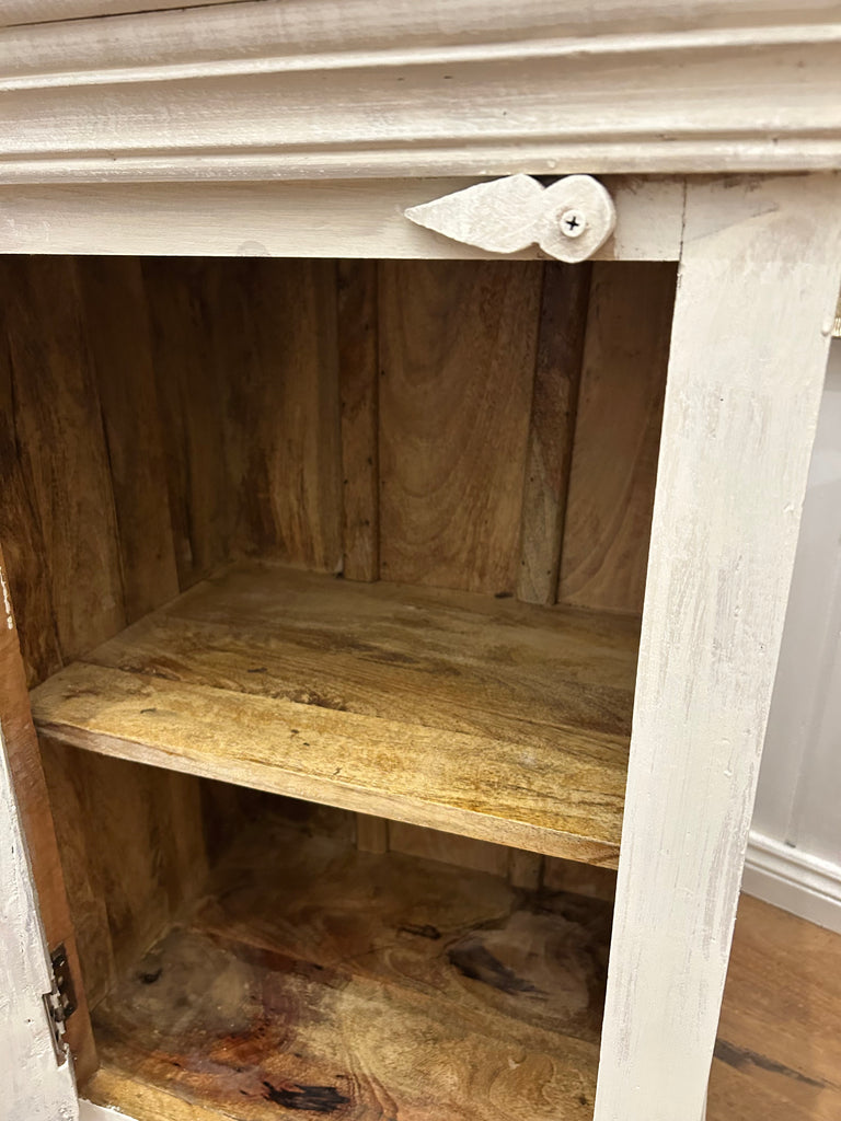 2 x Solid Wood Bedsides