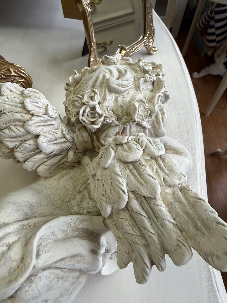 Stone Look Cherub/Angel