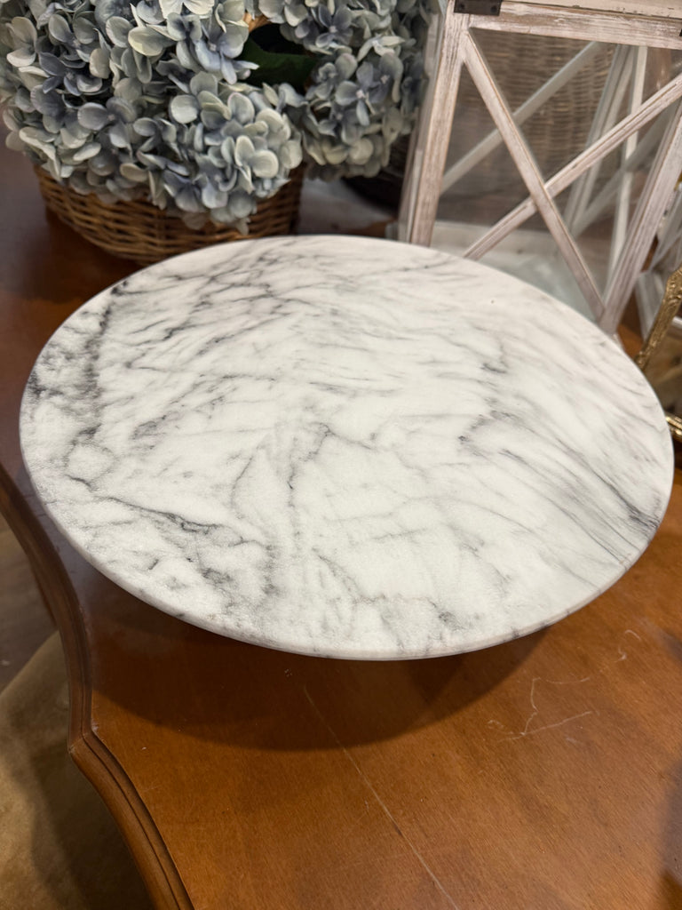 Marble Look Cake Stand