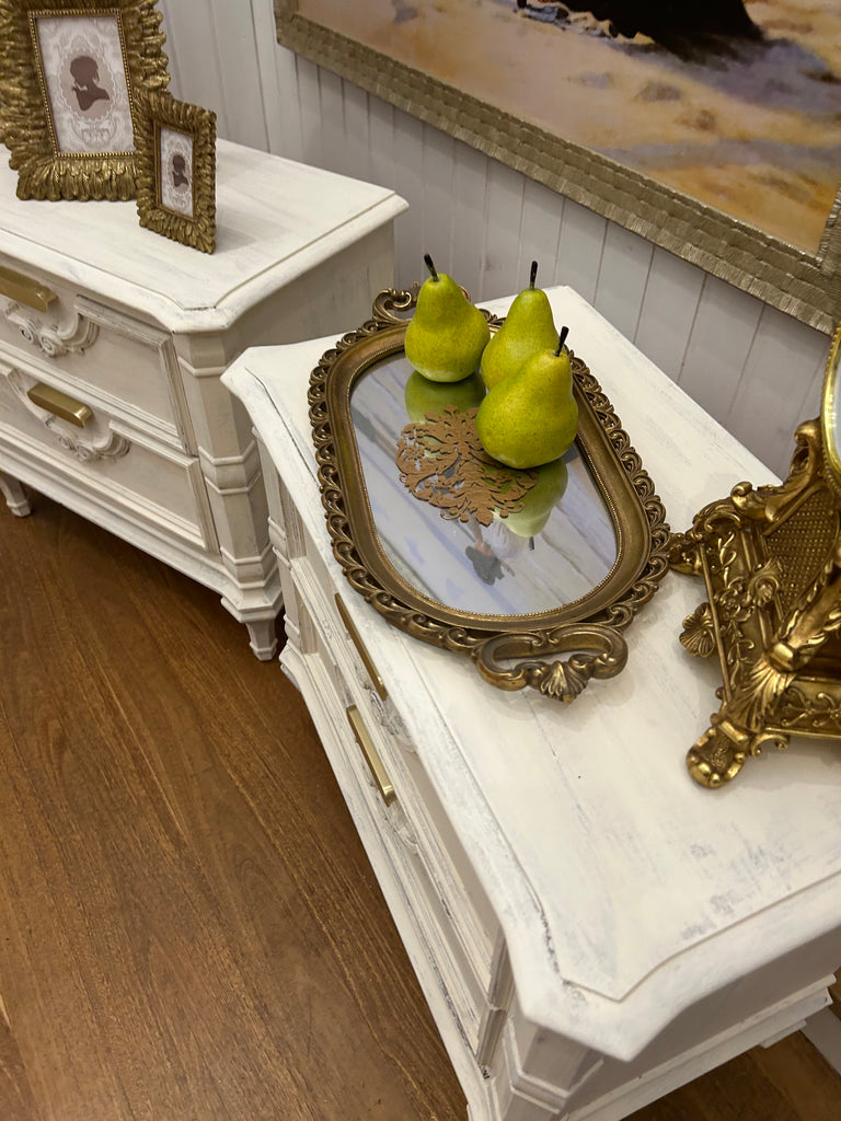 2 x Vintage Bedside Tables