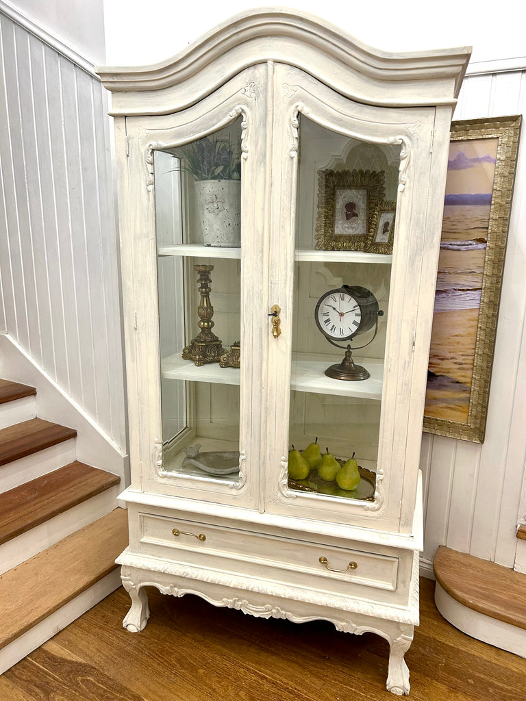 Solid Wood Display Cabinet