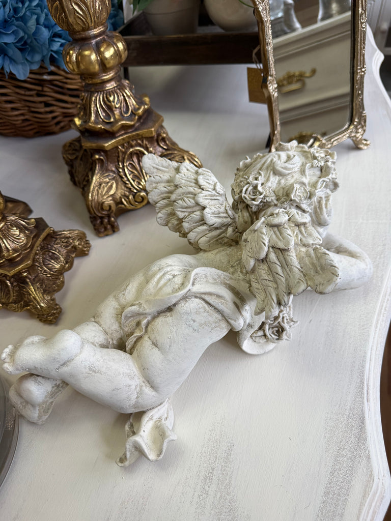 Stone Look Cherub/Angel