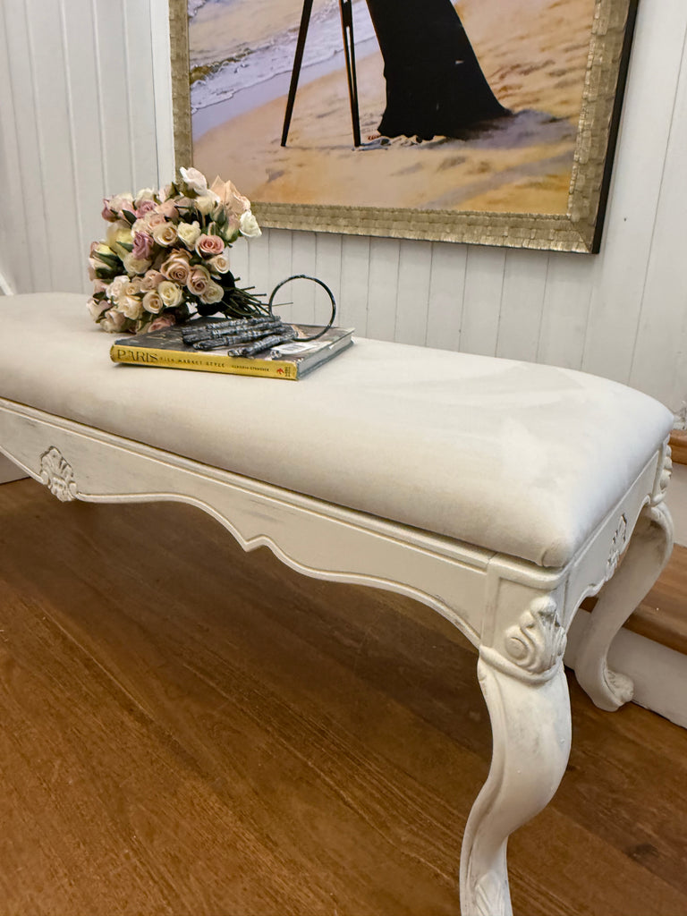 French Provincial Style Bench Seat