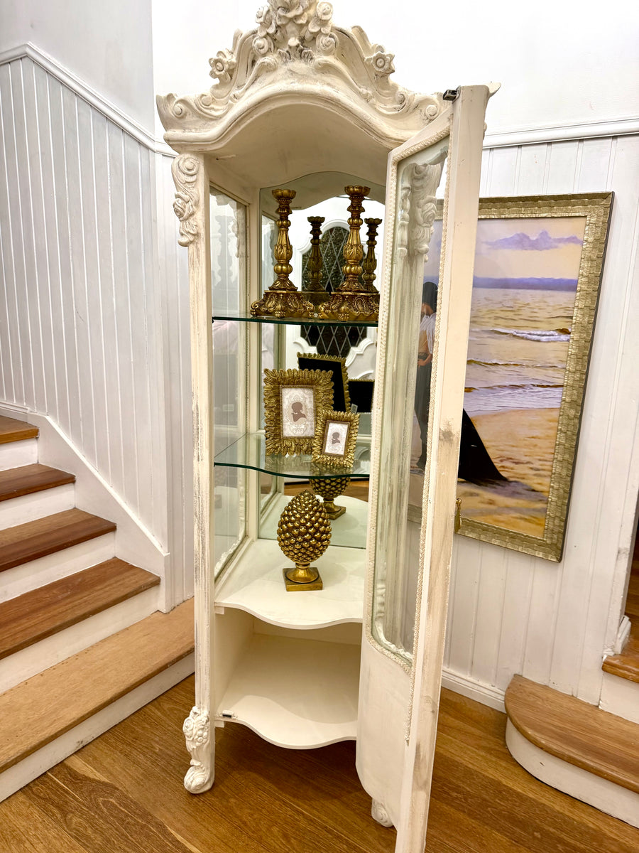 French Provincial Style Display Cabinet