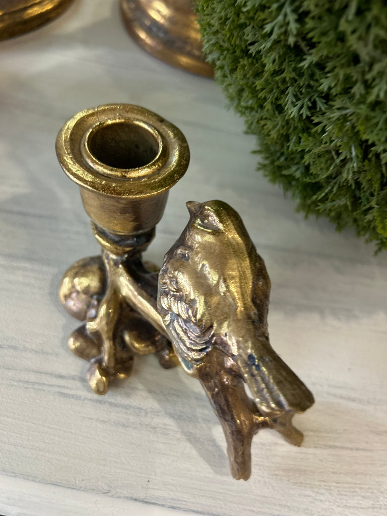 Small Bird Candle Holder