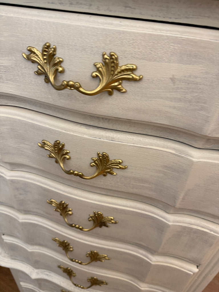 Vintage Berryman French Provincial Style Small Tallboy