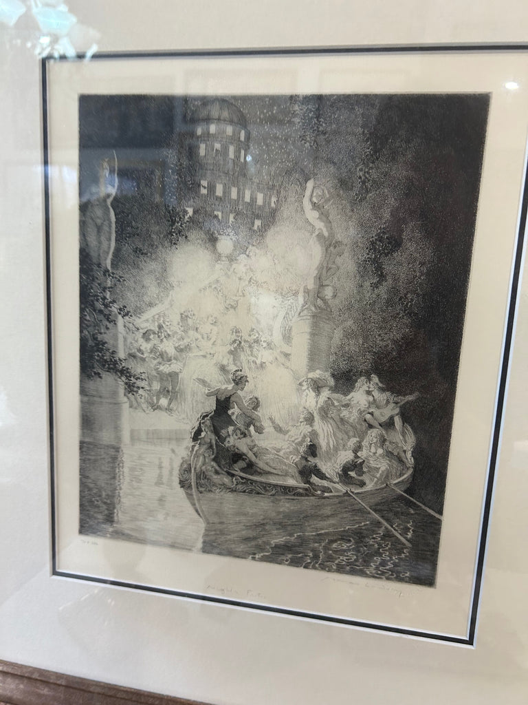 Norman Lindsay Facsimile Etching “Night’s Frolic”
