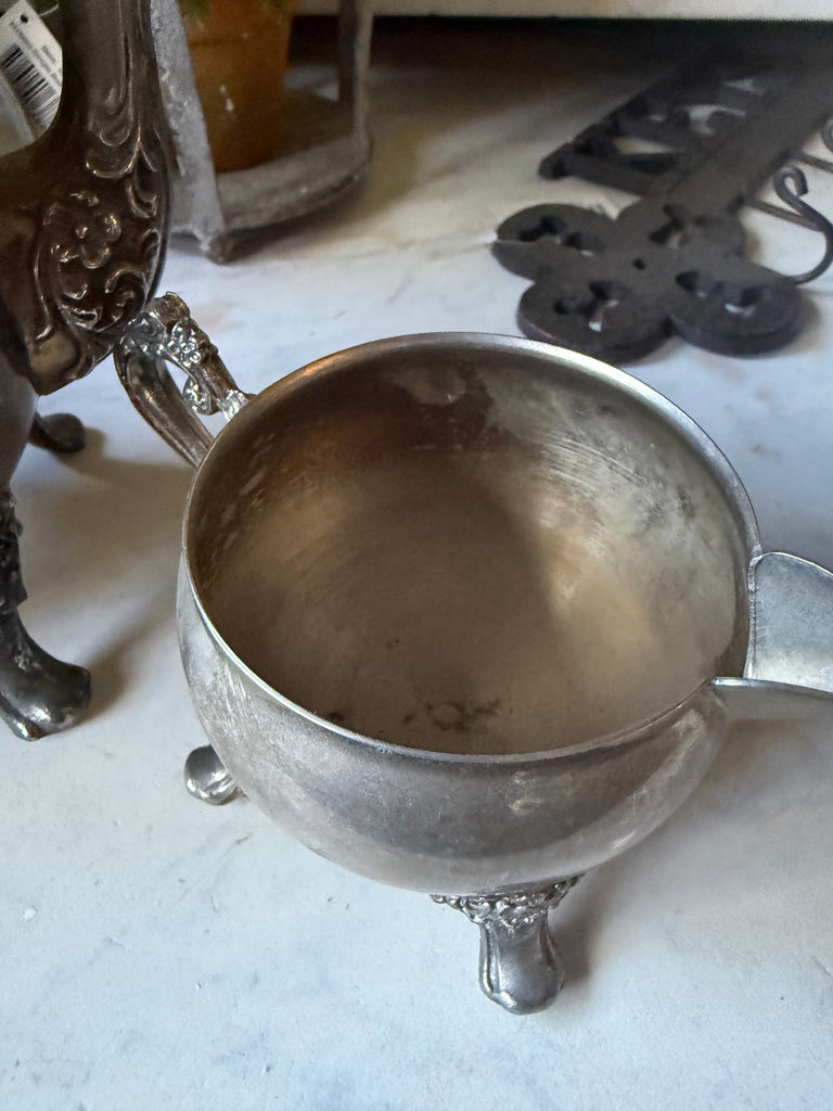 Vintage Ranleigh Silver Plated Tea pot and Creamer