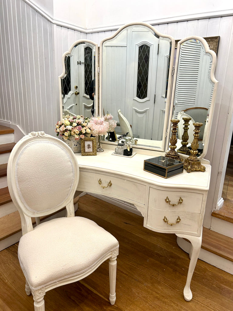 Vintage Dressing Table with Chair