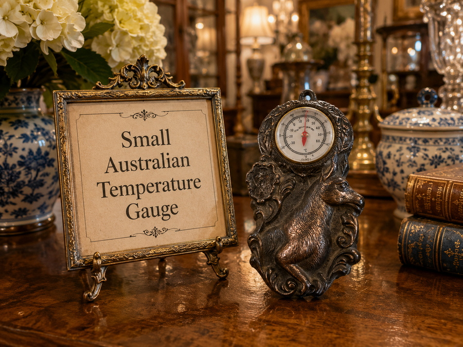 Small Australian Wall Mount Temperature Gauge