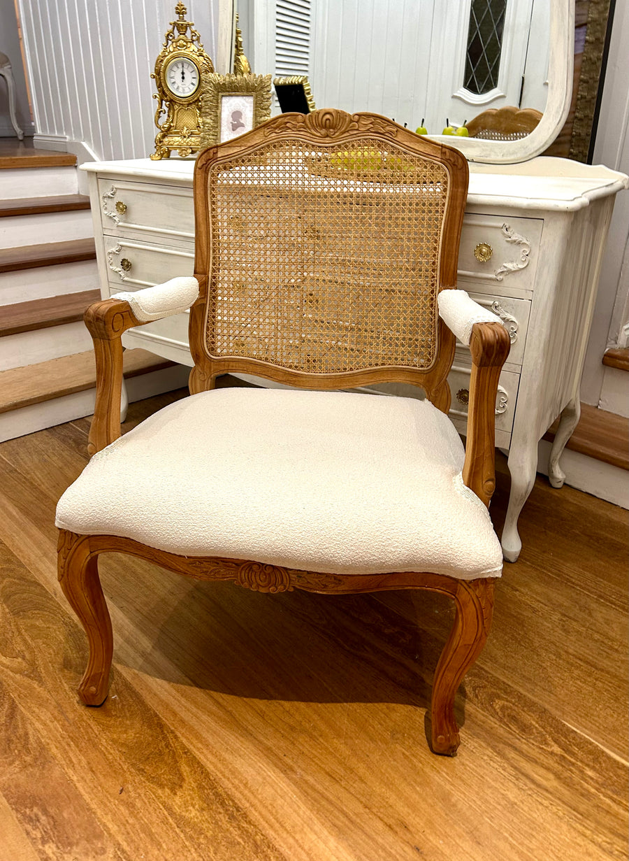 Natural timber Armchair