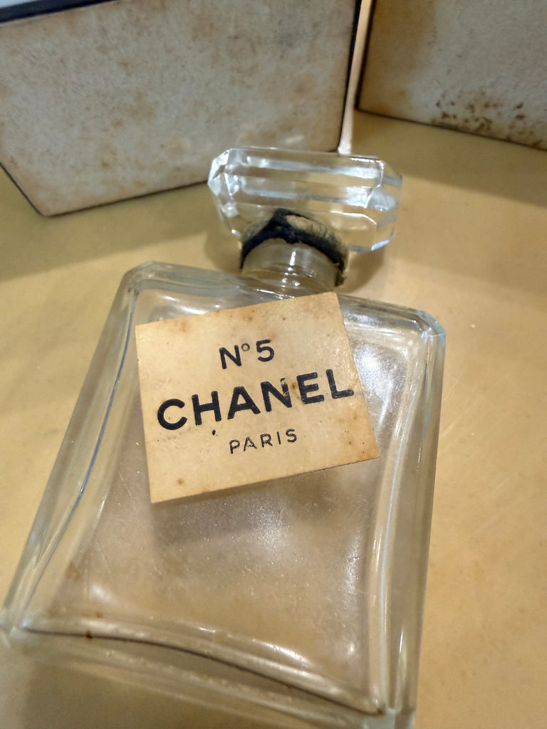 Vintage Chanel miniature Extrait de Parfum Bottle and Box