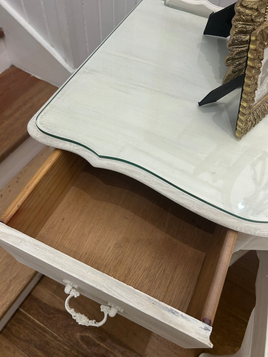 Vintage Queen Anne Dressing Table and Stool