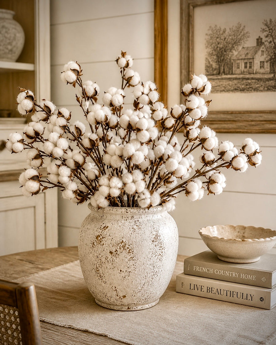Cotton Flower Stem