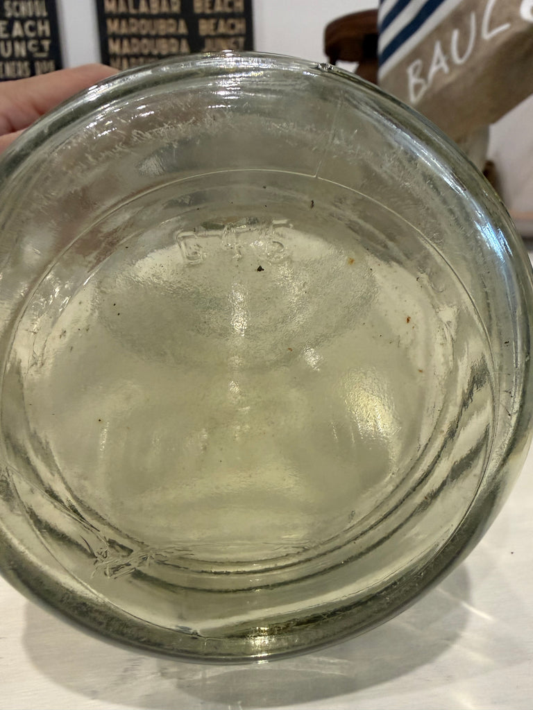 Antique Imperial Half Gallon Glass Bottle c.1895–1915 – Embossed Utility Bottle