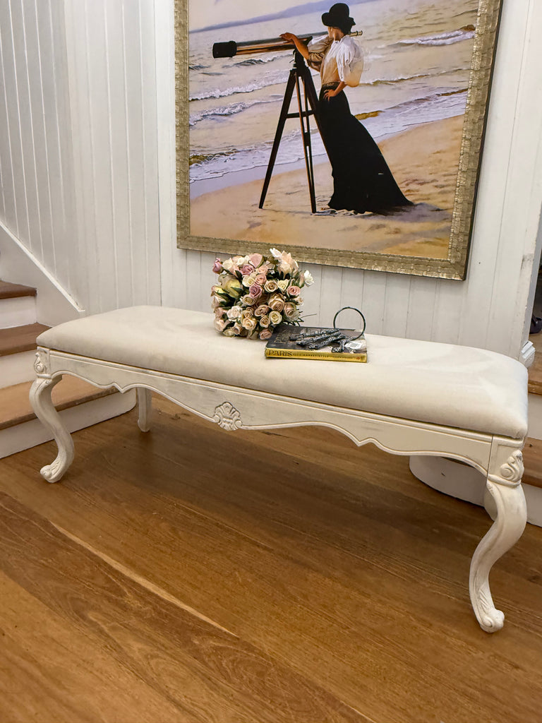 French Provincial Style Bench Seat