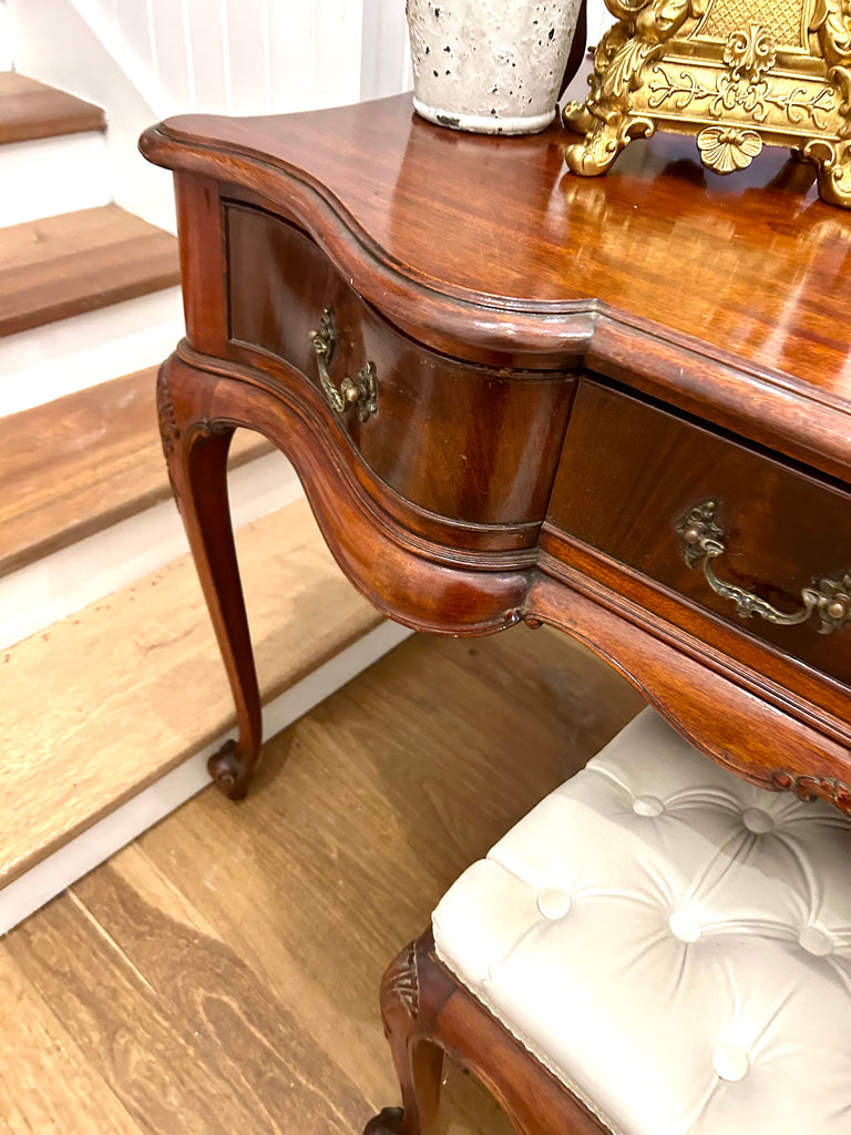 Antique Dressing Table and Stool