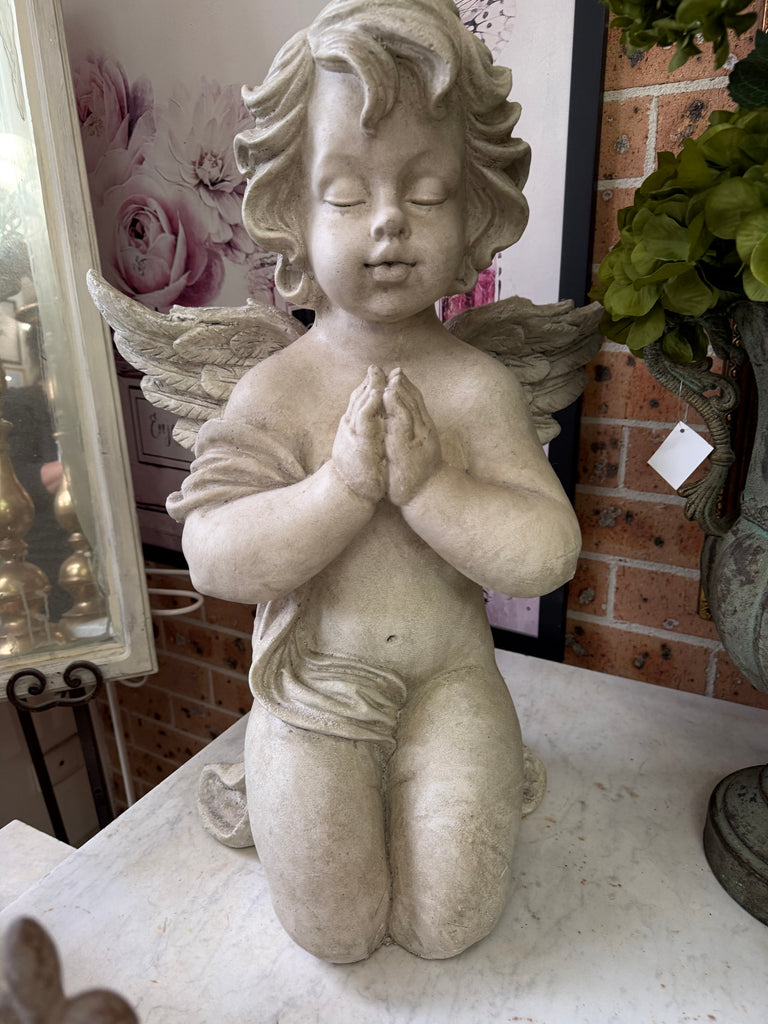 Large Stone Look Angel