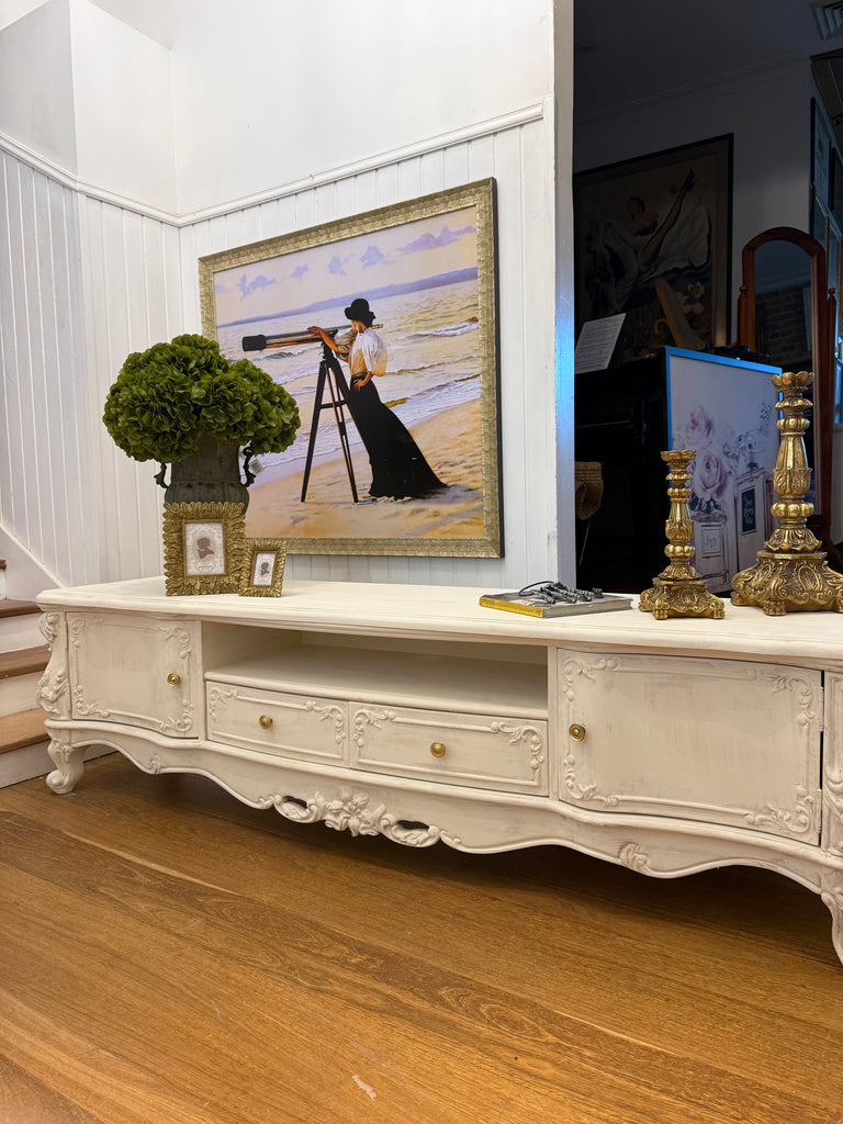 Large French Provincial Style TV unit