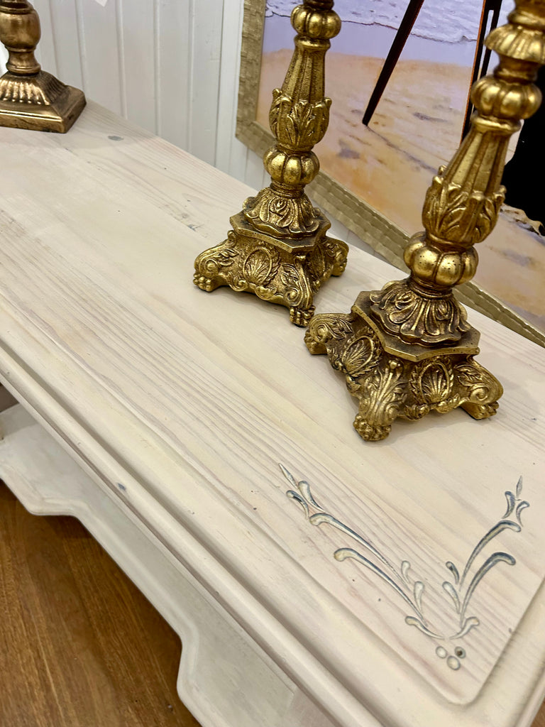 Solid Wood Hall Table/ Console Table