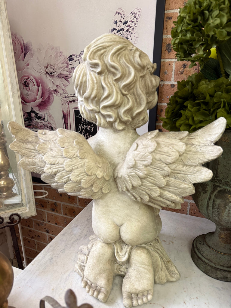 Large Stone Look Angel