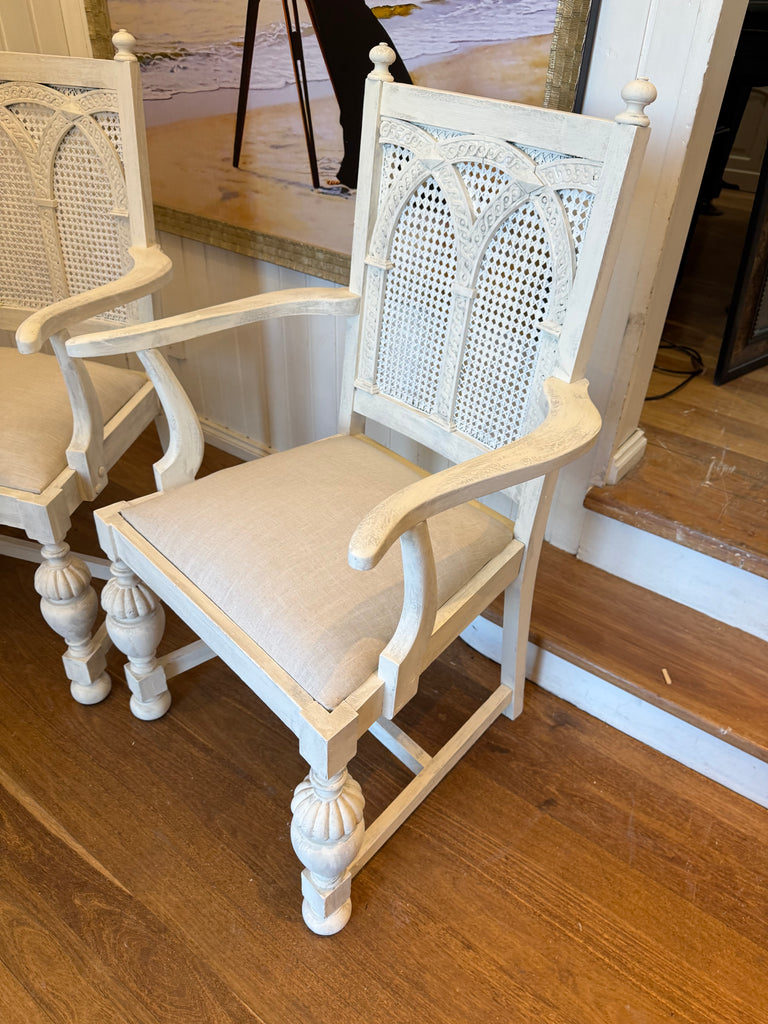 2 x Antique Provincial Style Armchairs
