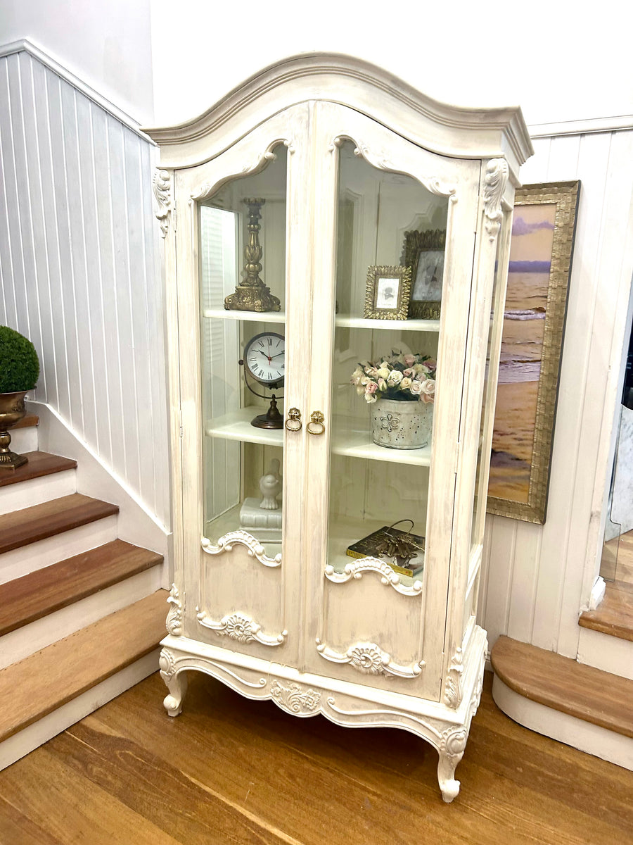 French Provincial Style Display Cabinet