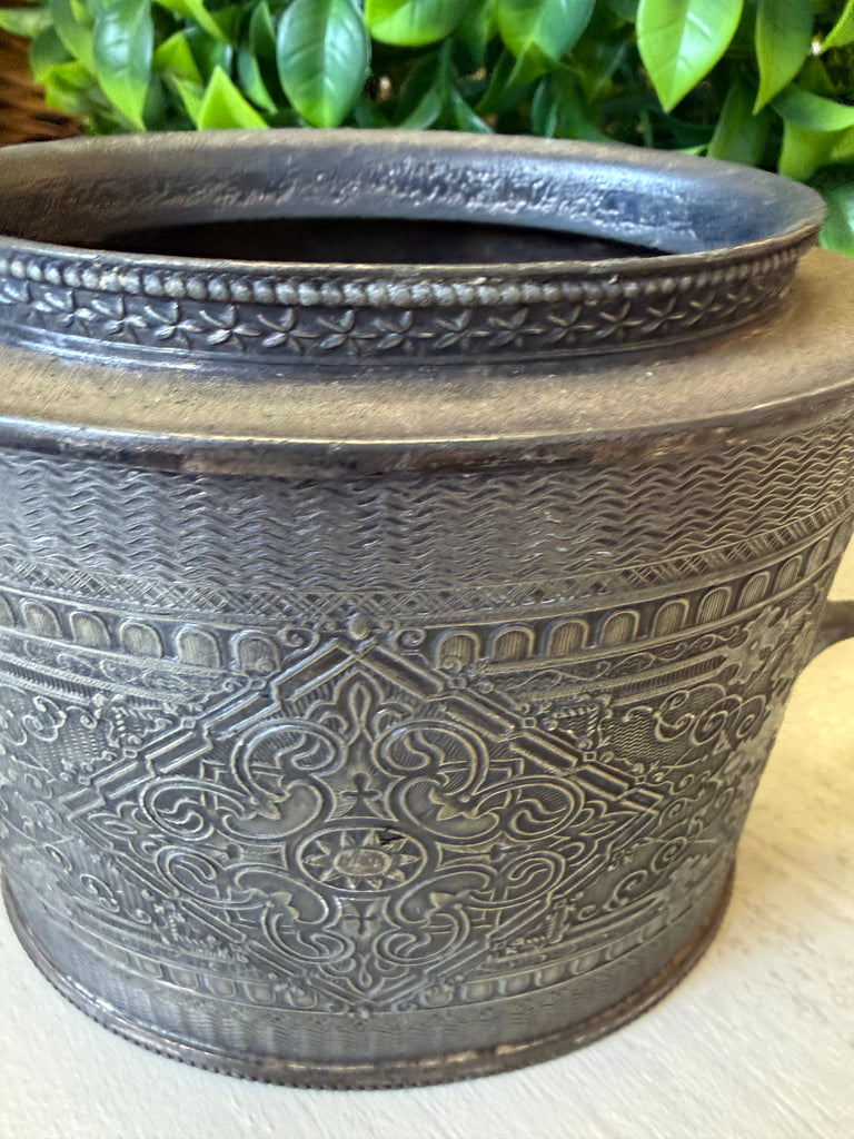 Antique Victorian James Shaw & Fisher Biscuit Barrel c.1872–1894 Missing Lid