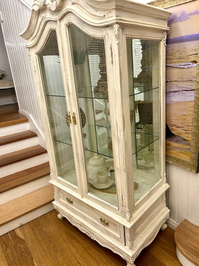 Solid Wood Armoire/ Display Cabinet