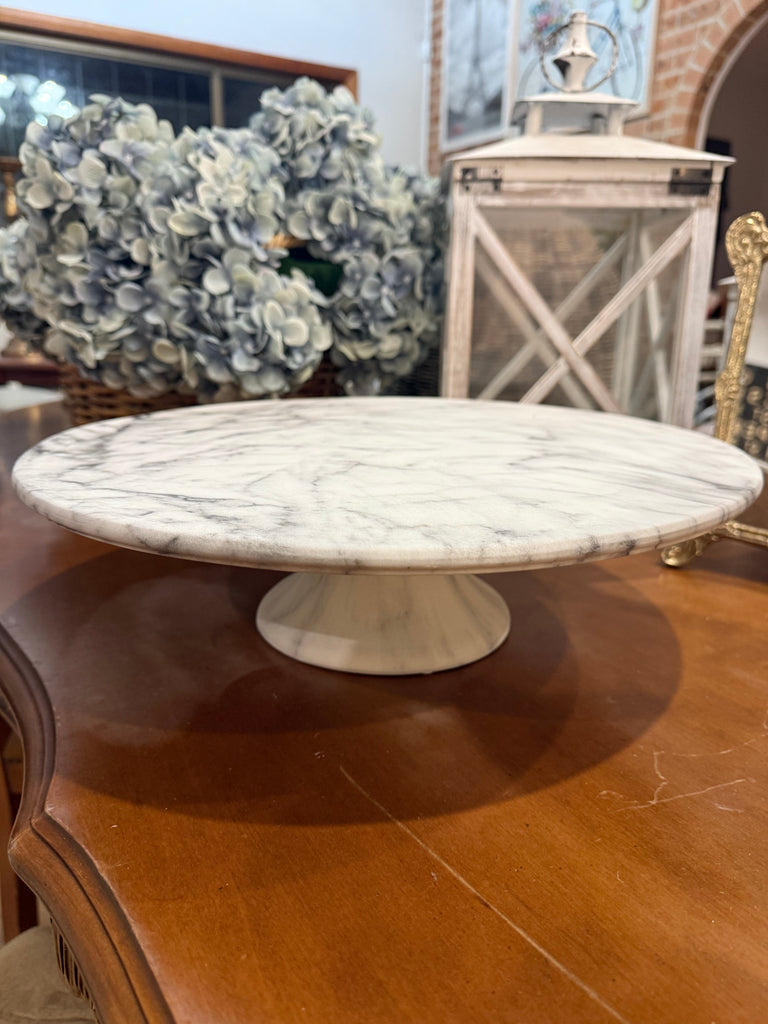 Marble Look Cake Stand
