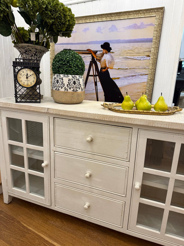 Rustic Provincial Style Buffet Sideboard