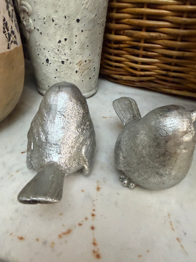 Pair of Small Ceramic Birds