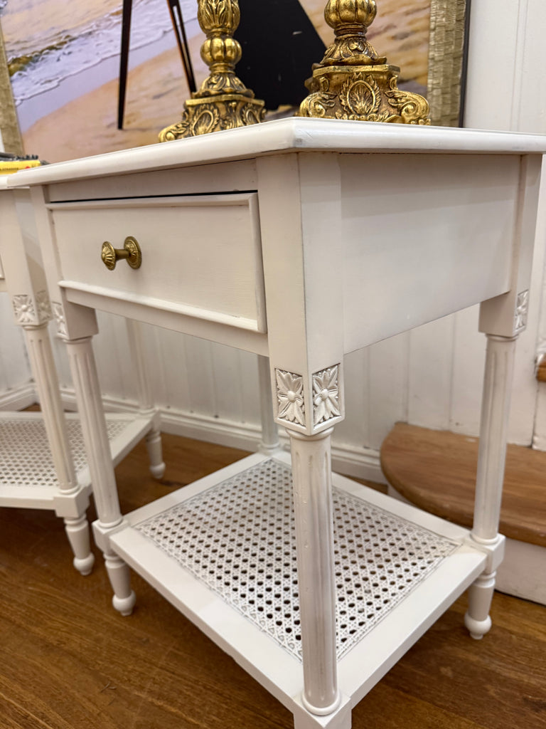 2 x French Provincial Bedside Tables