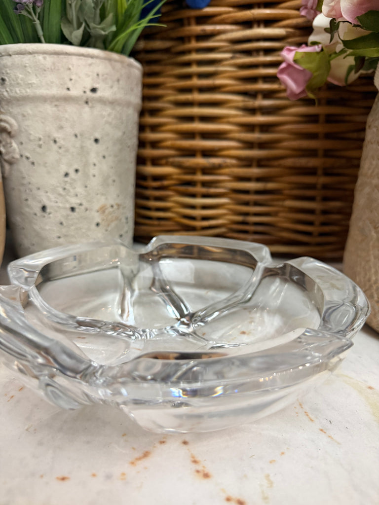 Vintage Cristal D’Arques Lude Lead Crystal Ashtray/bowl