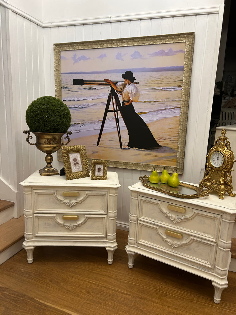 2 x Vintage Bedside Tables