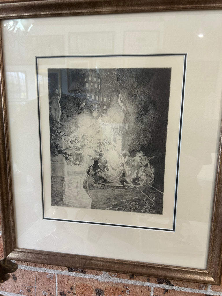 Norman Lindsay Facsimile Etching “Night’s Frolic”