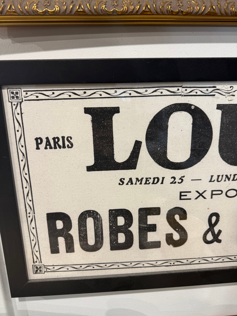 Framed Print of 1920s French Magazine Advertisement