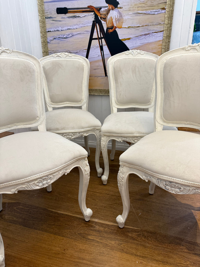 4 x French Provincial Dining Chairs