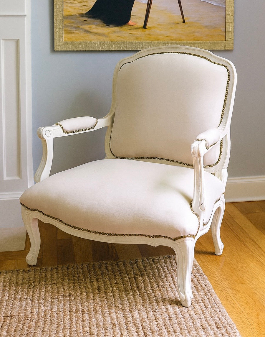 Large French Provincial Style Armchair