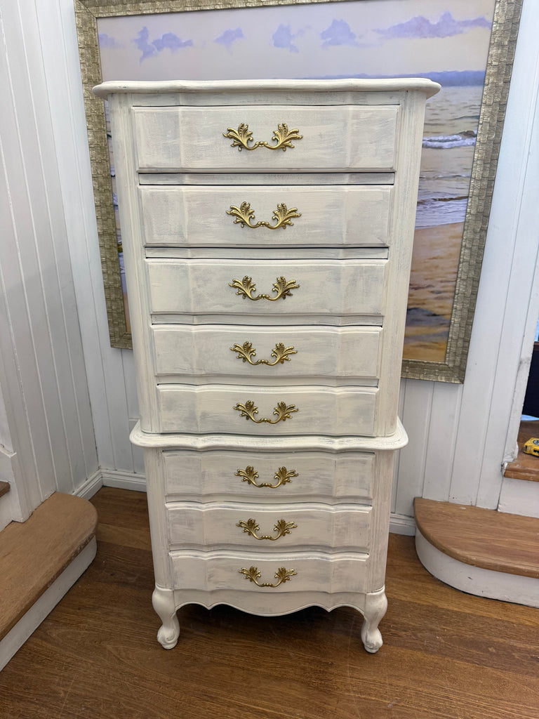 Vintage Berryman French Provincial Style Small Tallboy