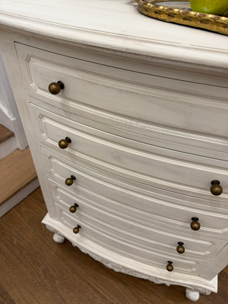 French Provincial Style Tallboy/ Drawers