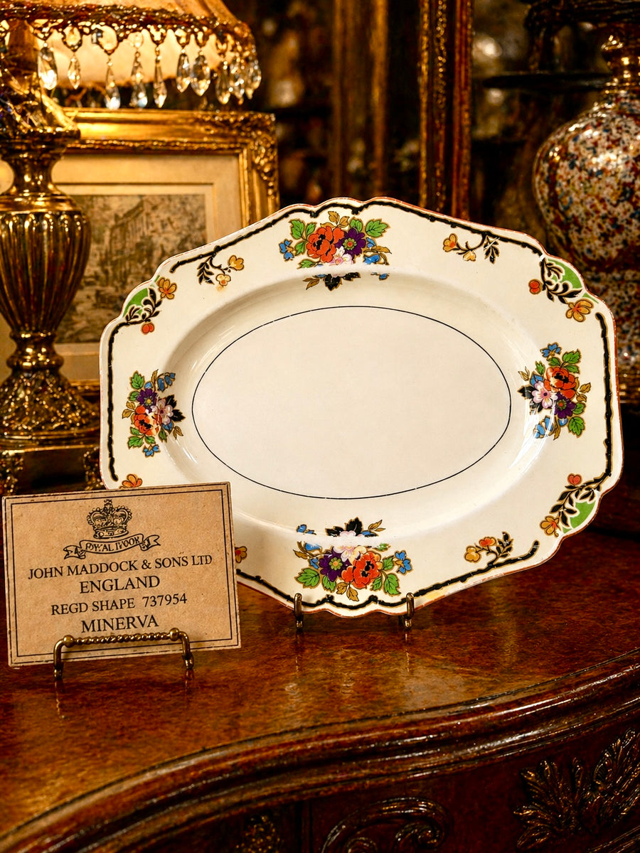 1900s John Maddock & Sons plate