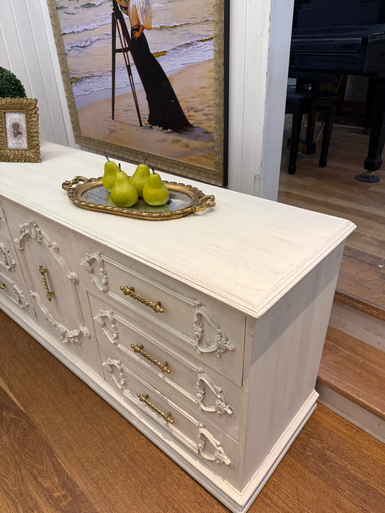 Vintage French Provincial Style Dresser/ TV unit