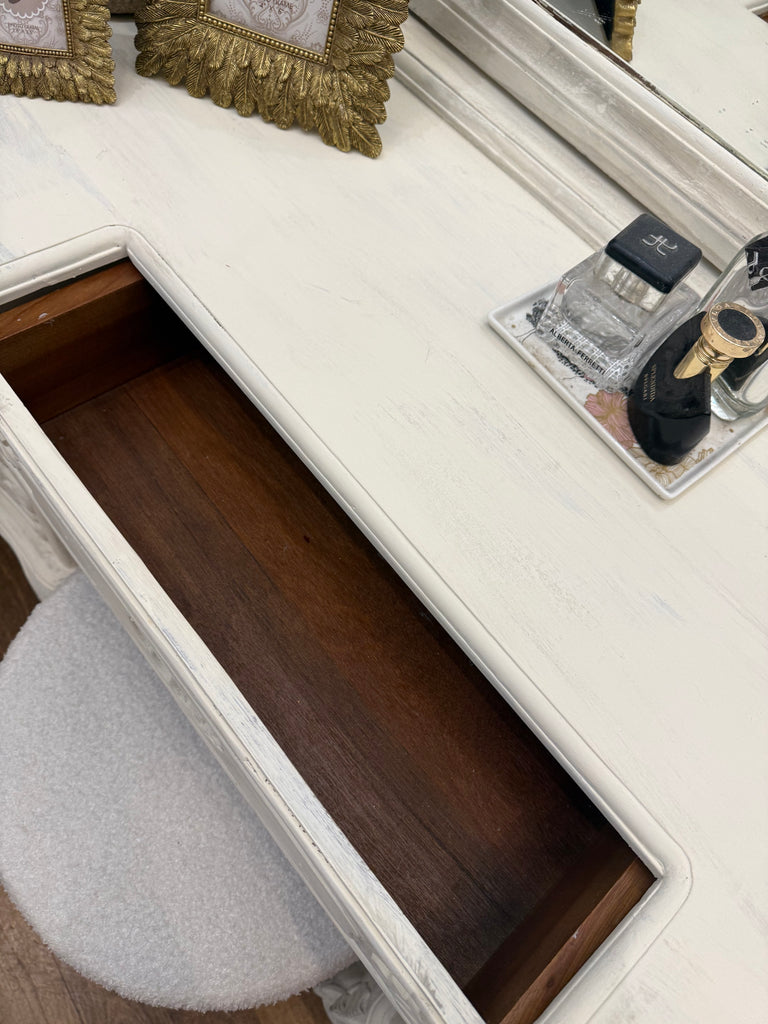 Solid Wood French Provincial Style Dressing Table