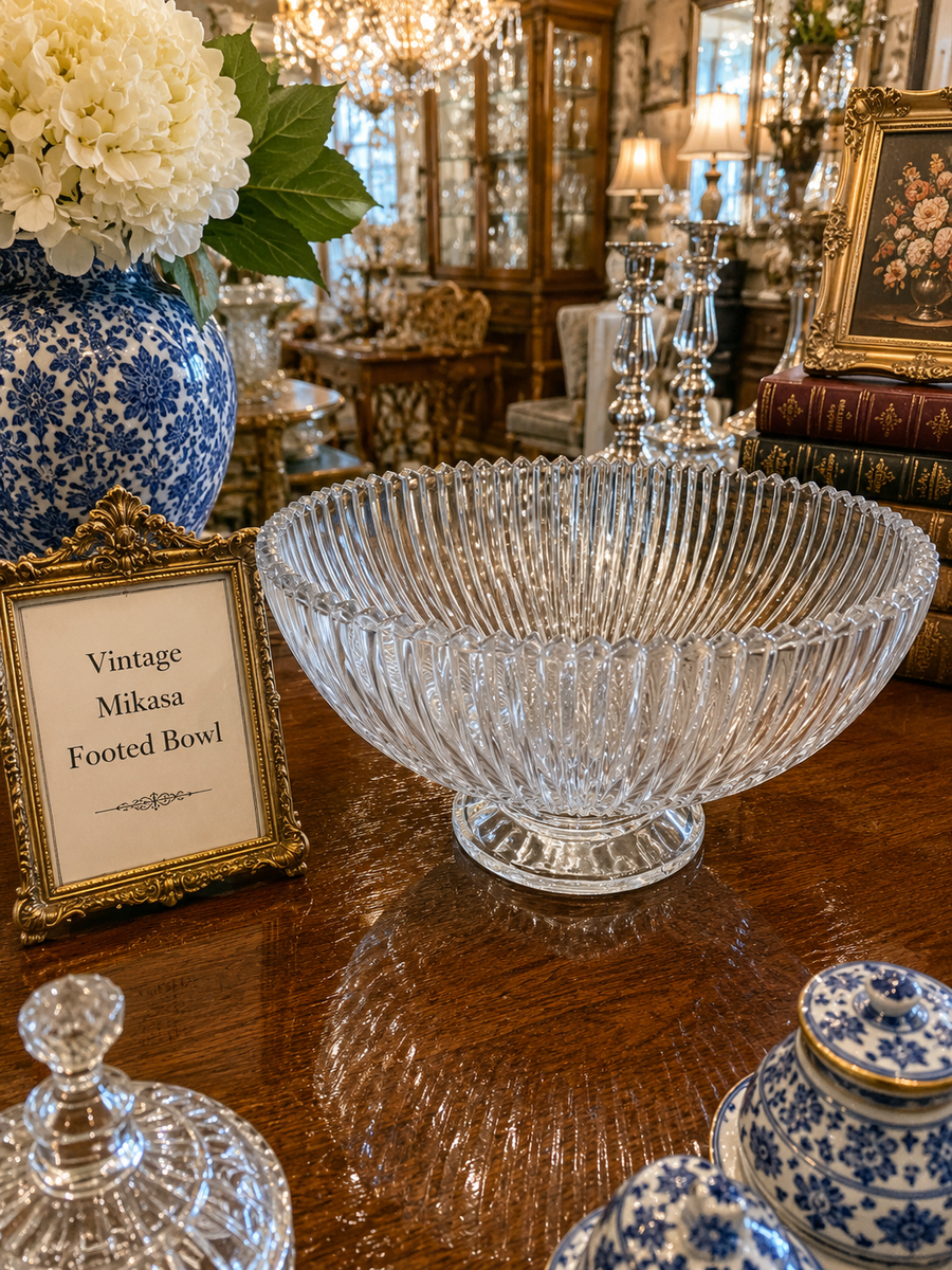 Vintage Mikasa Footed Bowl