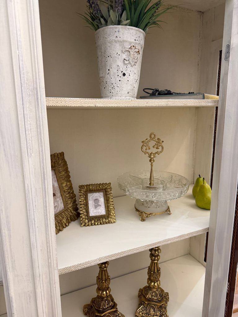 Vintage French Provincial Style Display Cabinet