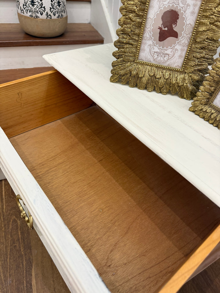 2 x Vintage French Provincial Style Bedside Tables