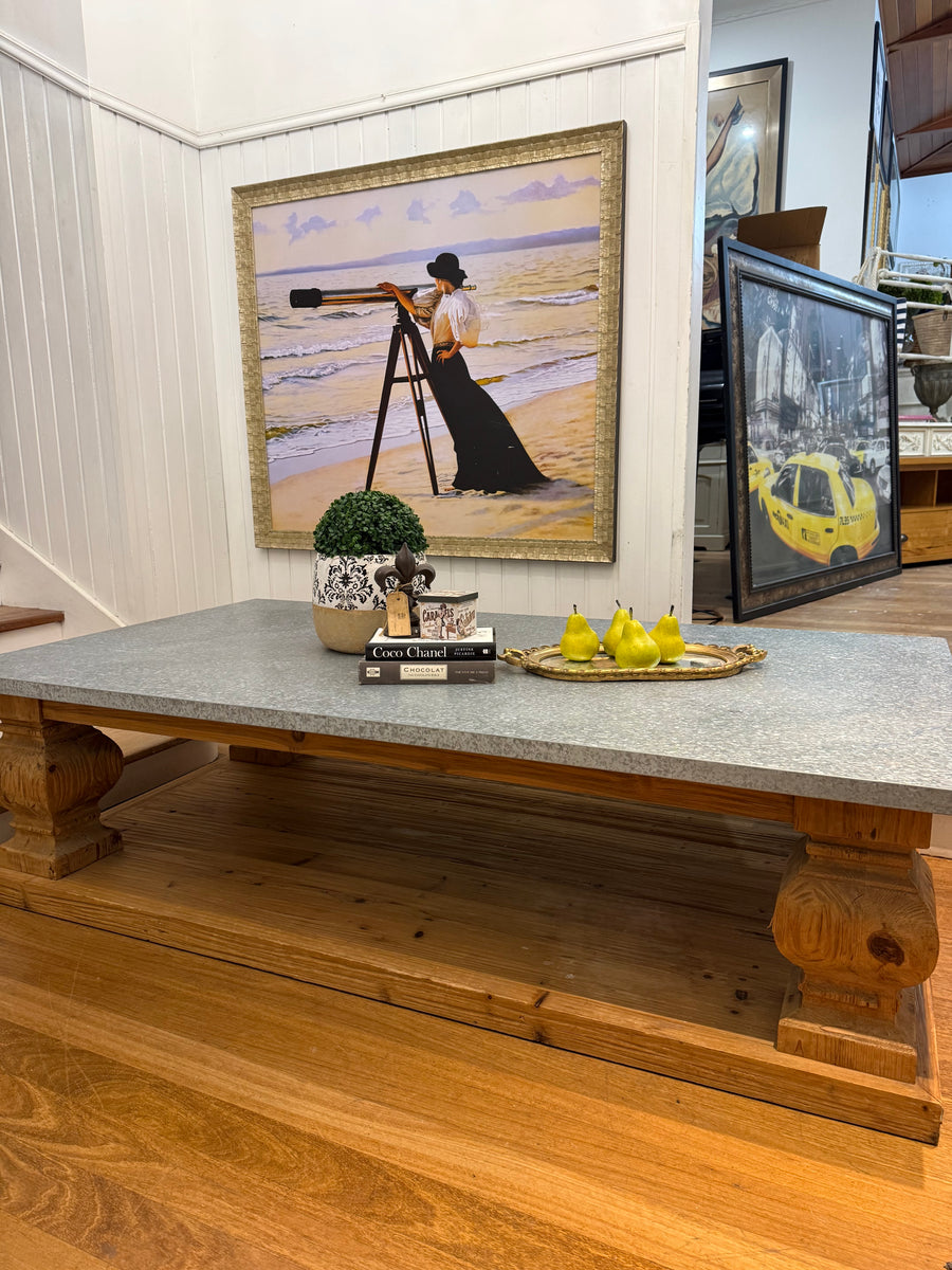 Huge Provincial Style Coffee Table
