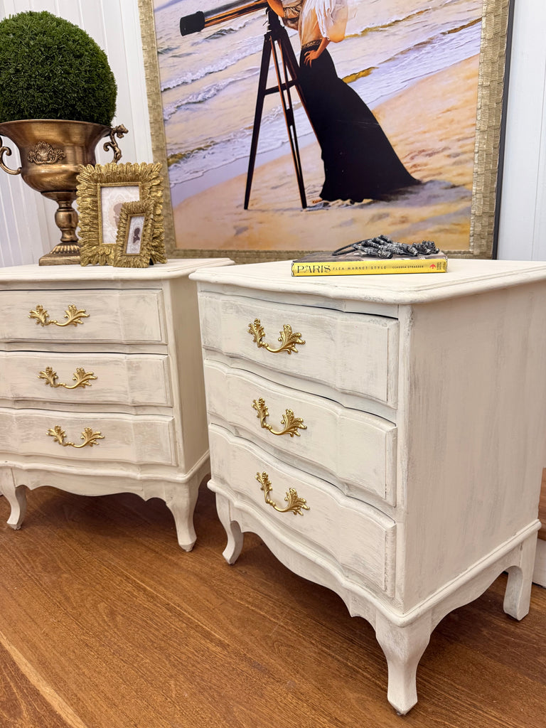 2 x Vintage Berryman Bedside Tables
