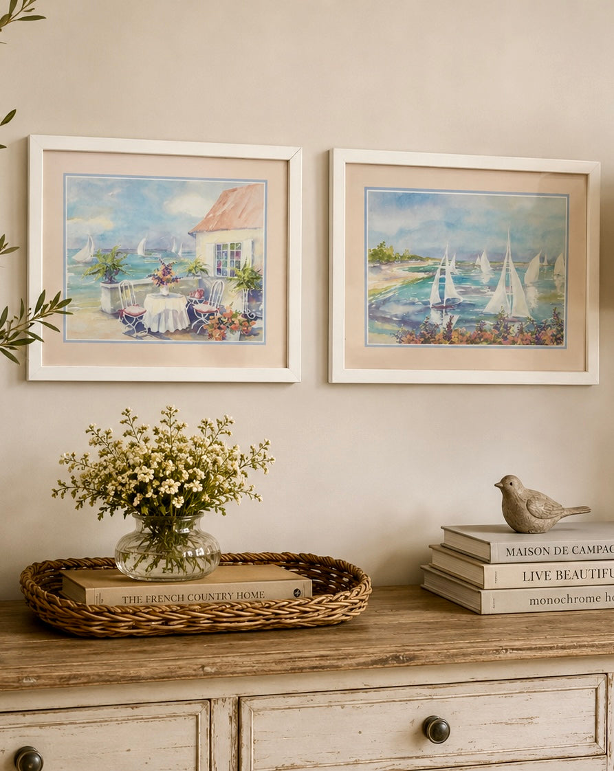 2 x Small French Riviera Prints